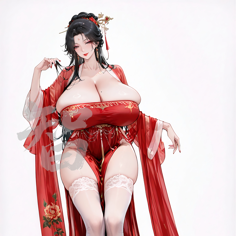 我的白丝汉服妈妈