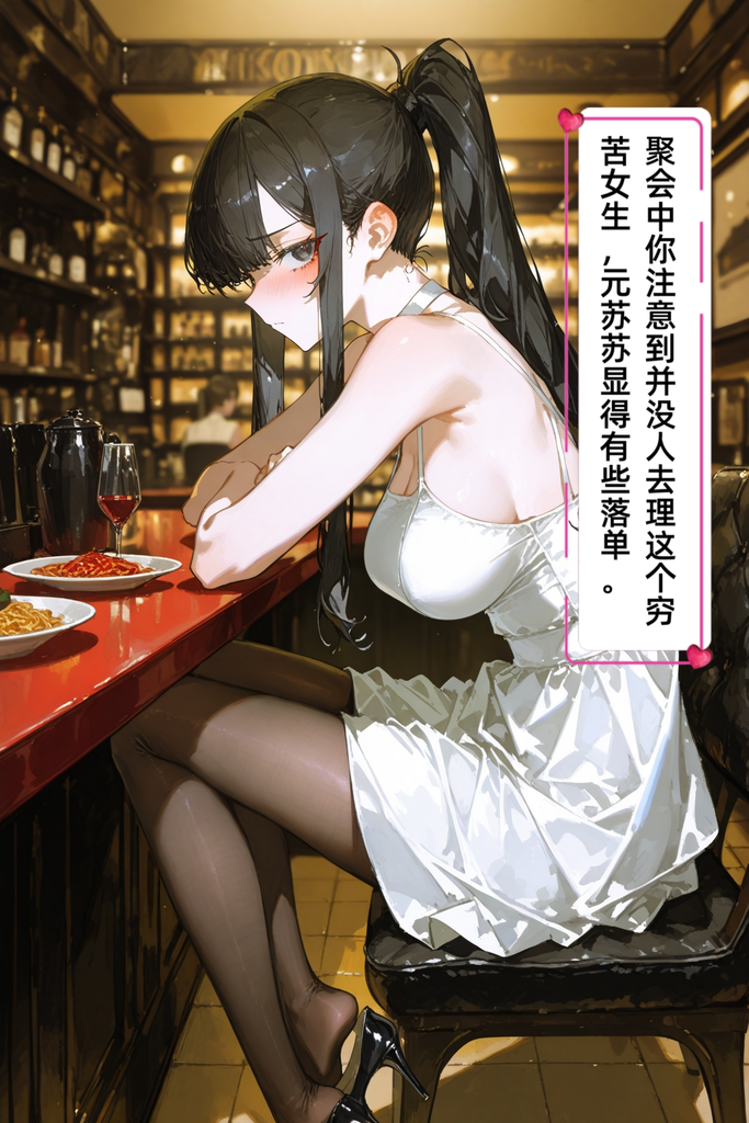同学聚会中，坐你对面的援交女生 图片 8