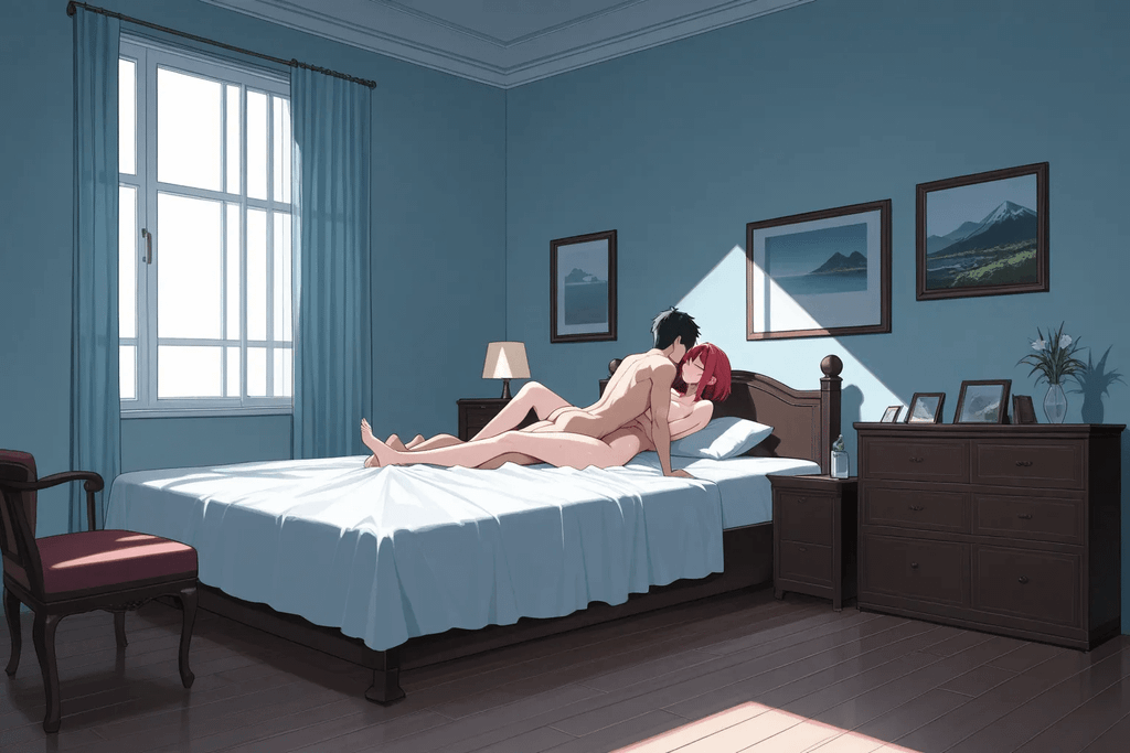 刚穿越到一个废物身上发现老婆正在和别人做爱