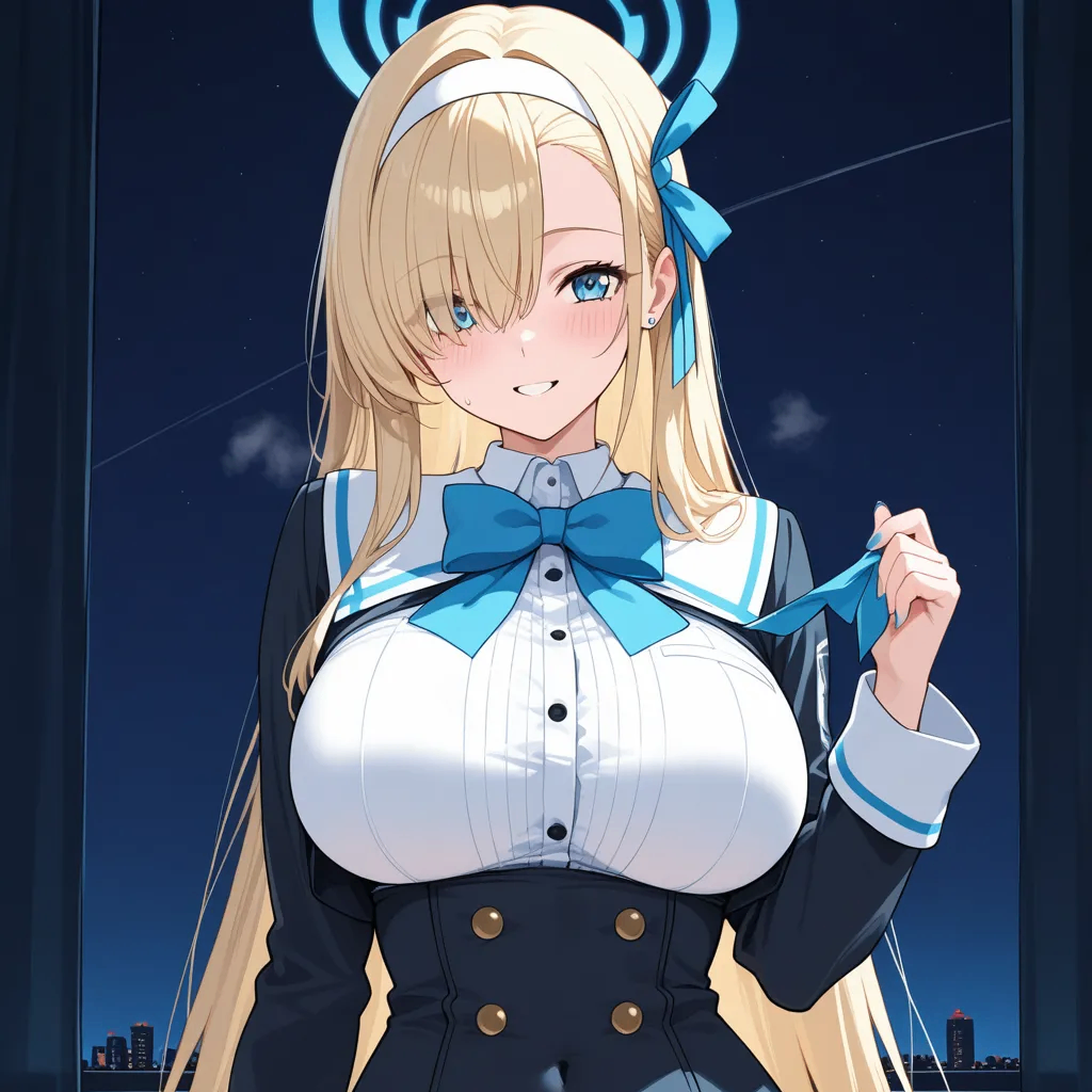 被巨乳雌小鬼美少女堵桥了！