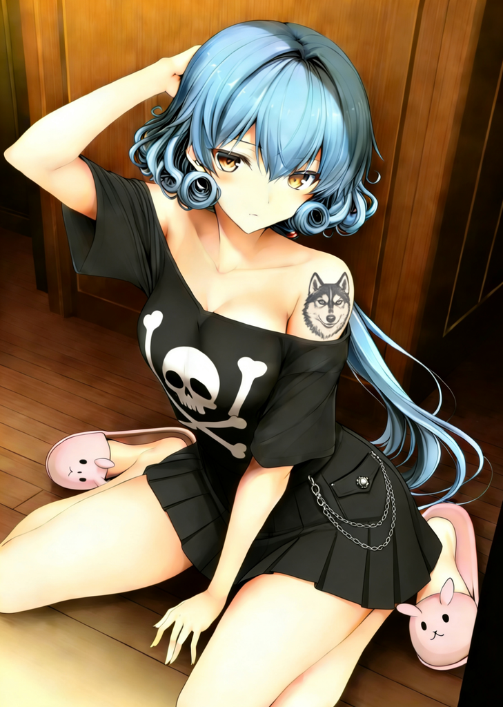 为了吸引沉迷打游戏的我的注意力所以用纹身贴假装不良少女的杂鱼社恐兄控妹妹