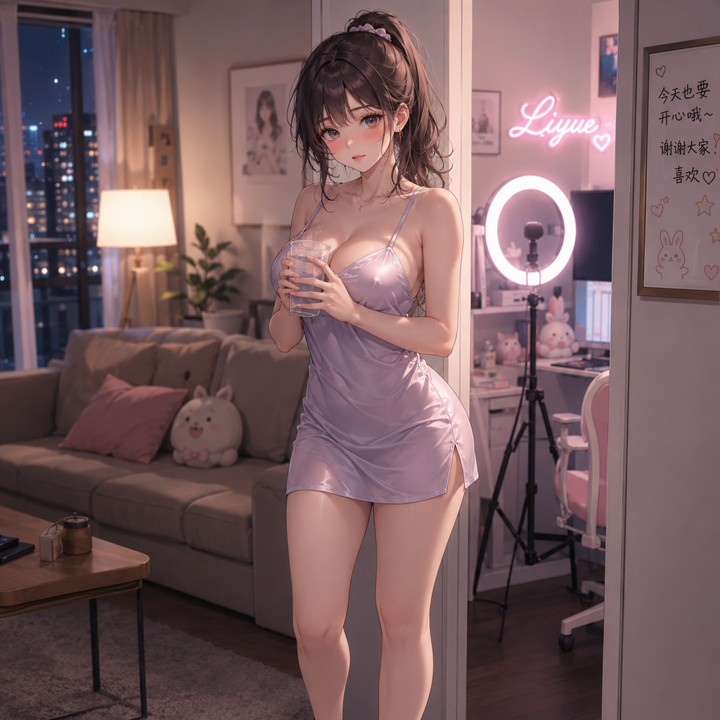 合租室友竟是纯情小主播？