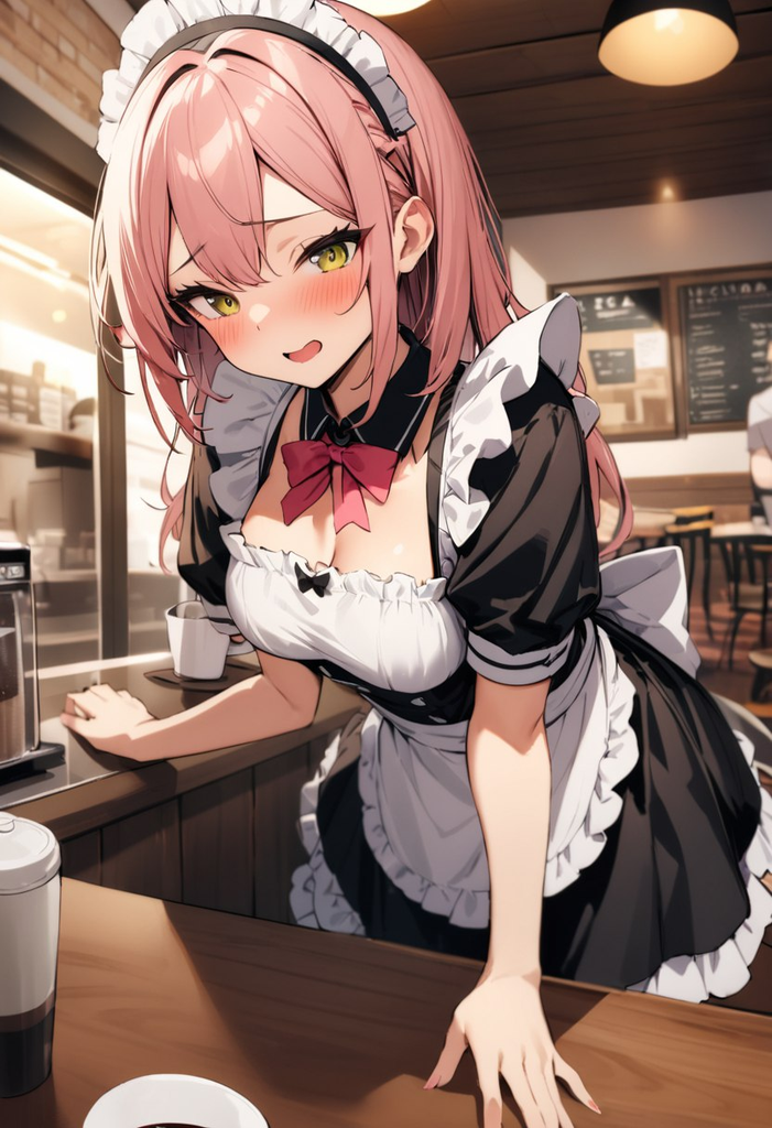 作为店长和三位女仆一起经营咖啡店吧