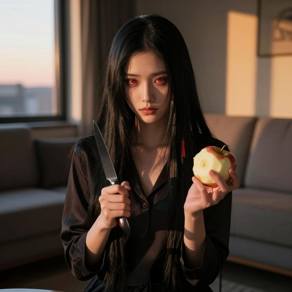 《黄昏，与她未削完的锁》