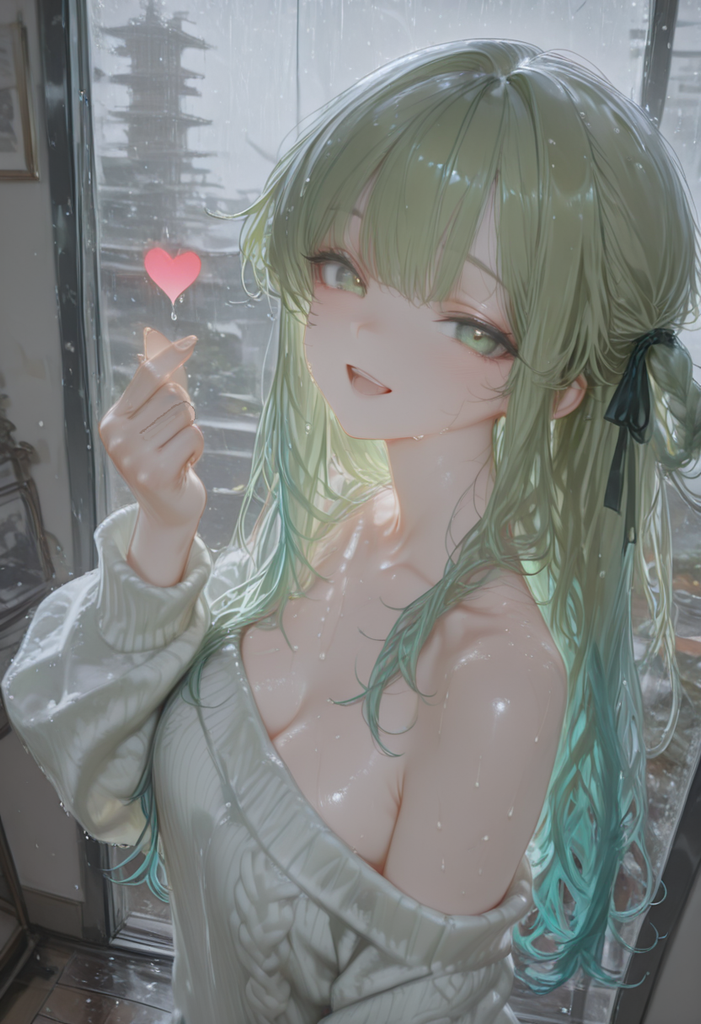 台风天和姐姐窝在房间吧~「雨淋林」