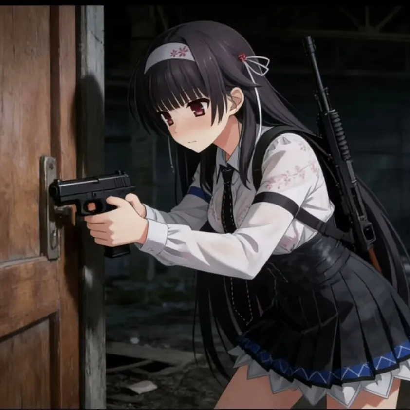 末日中孤独的少女（末日丧尸题材）