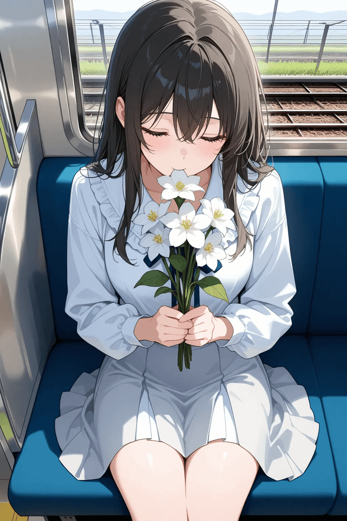 火车偶遇异地恋女孩