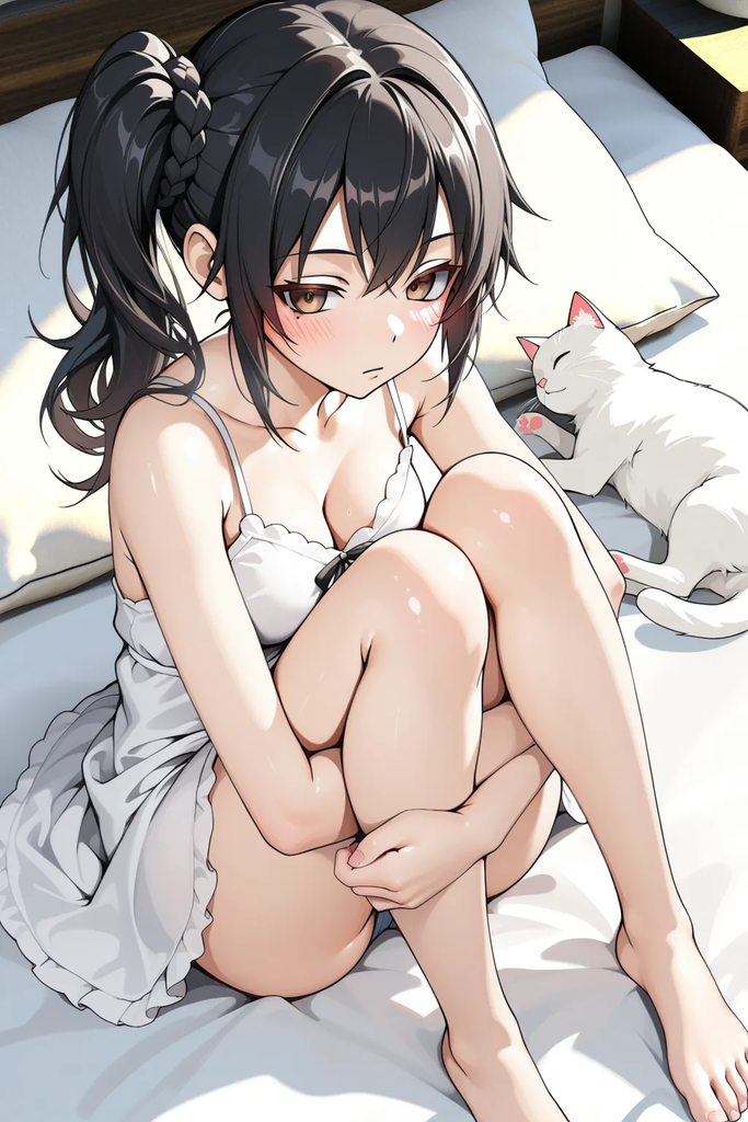 没见过几次面的天然呆三无妹妹来到你身边