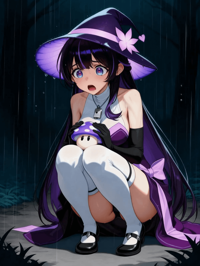 菇巧瓷（胆小菇娘）——植物娘大战僵尸的世界！