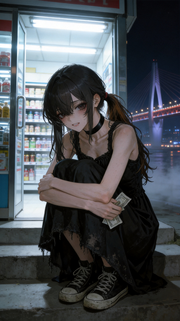 哥，我这有三块，我们一人出一半，买一瓶白色的魔爪，分着喝嘛。