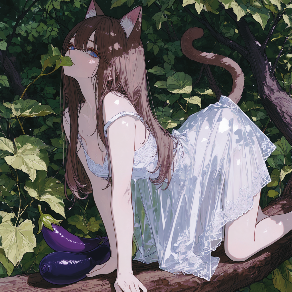 偶遇野生的护食猫娘