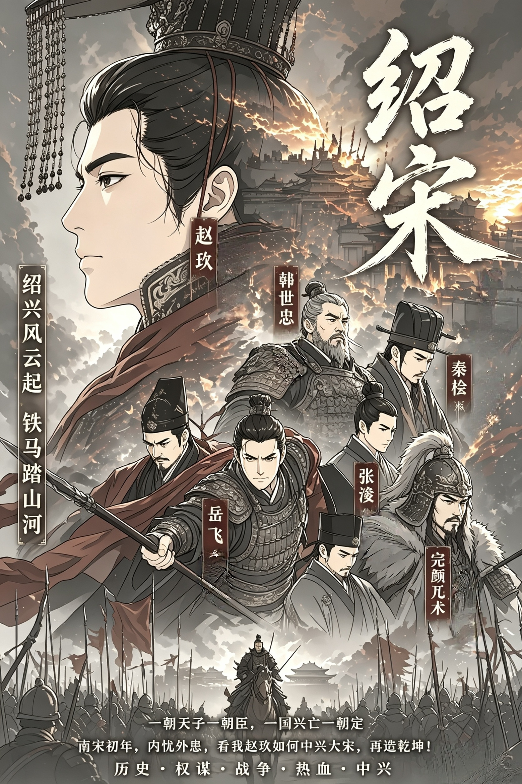〔绍宋〕从逃跑皇帝到北伐天子的逆袭·群臣向南·君独北·复我河山·灭金吞夏·九州一统