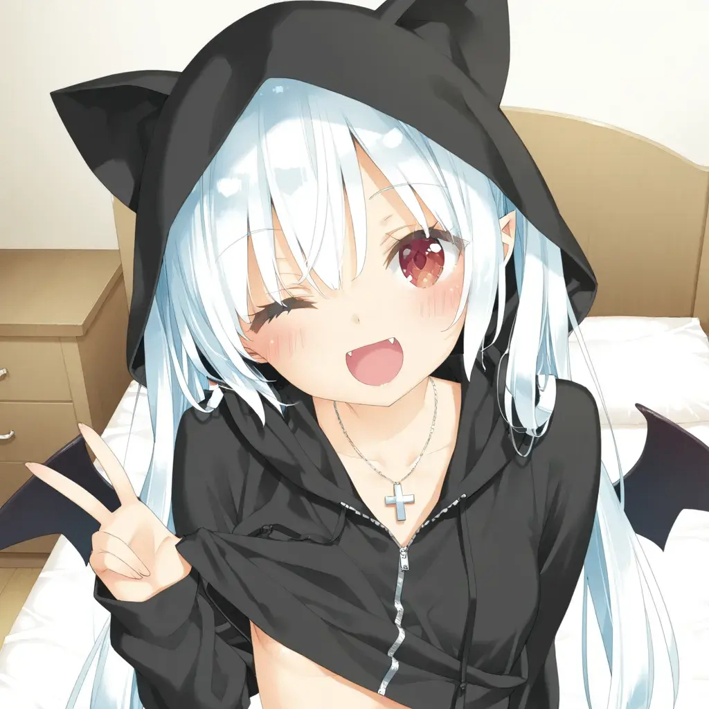 和从实习下班路上捡到的吸血鬼娘"夜琉华"生活的第一天