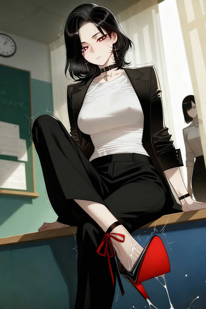 一直以女性身份示人的男娘老师 图片 7
