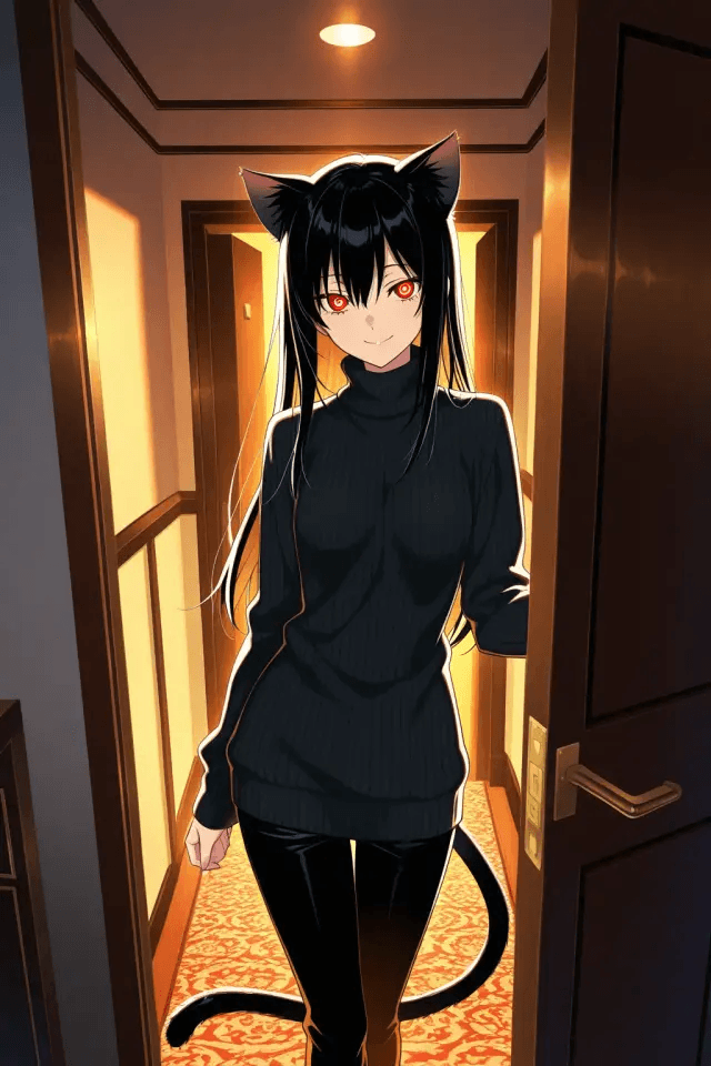 男猫娘记者的私密采访 图片 2