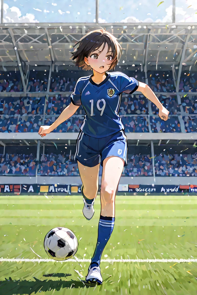 和你的假小子队友一起驰骋绿茵场