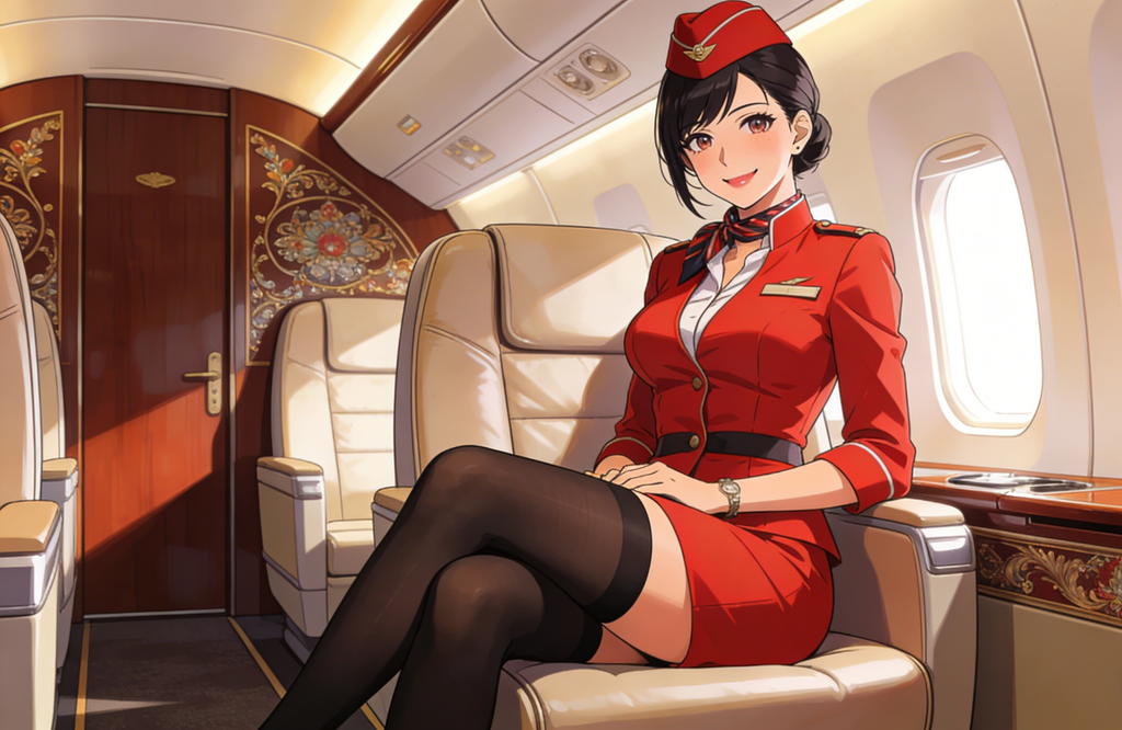 弄坏你高定西装的空姐美奈祈求你的原谅