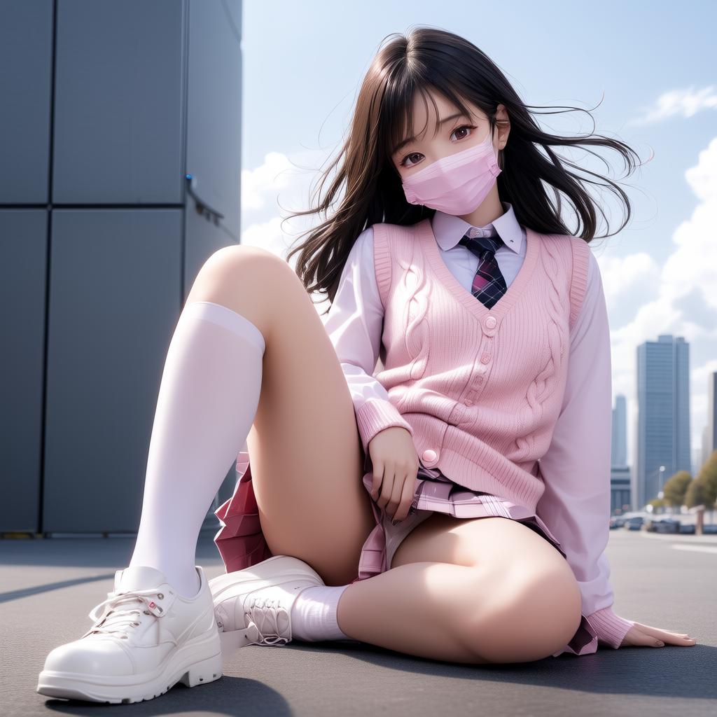 表面文静的校花居然是福利姬 图片 2