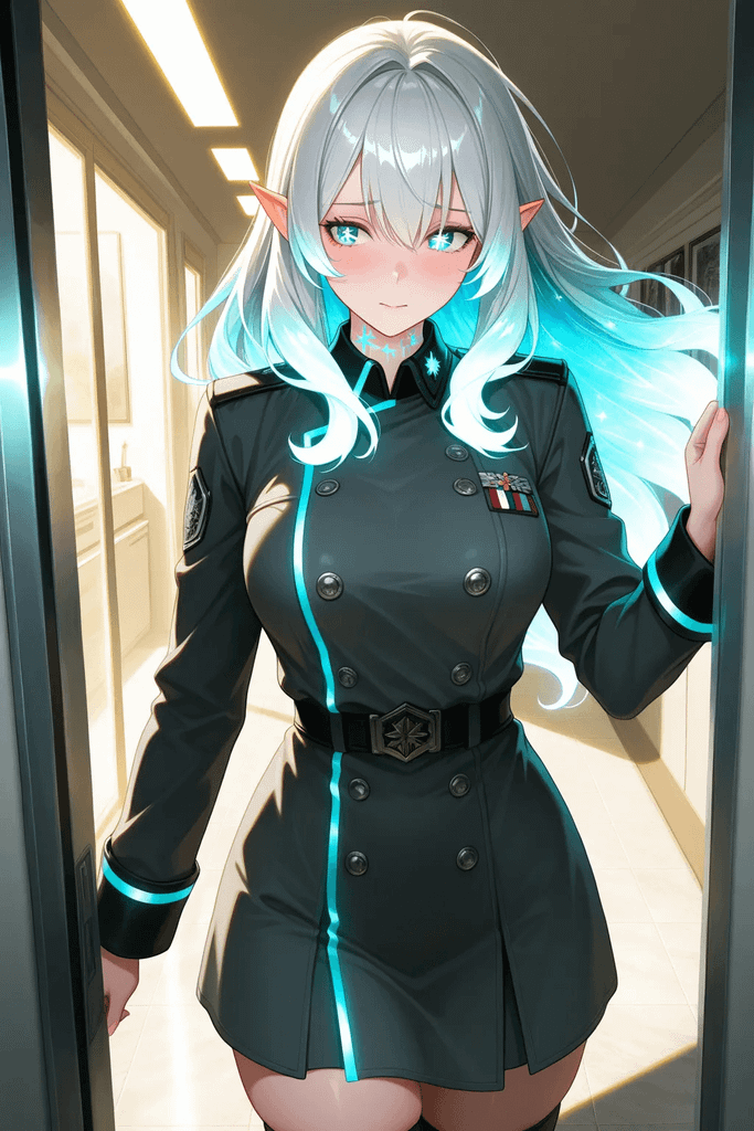 私藏人类的叛逆外星女兵 图片 2