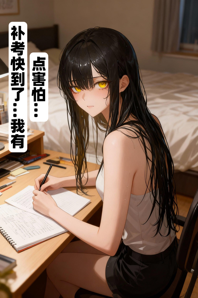可爱女学渣最后的挣扎，现在想起我是学霸了？嗯哼？ 图片 11