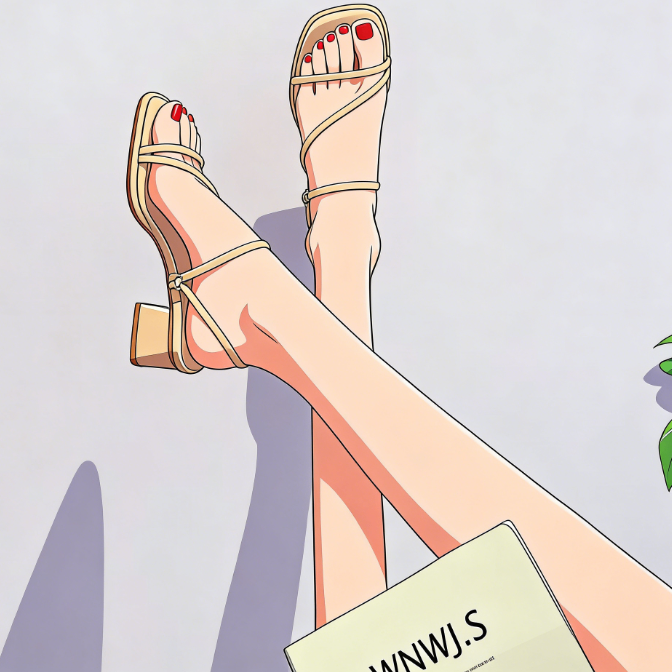 从小意淫的足模突然出现在我身边