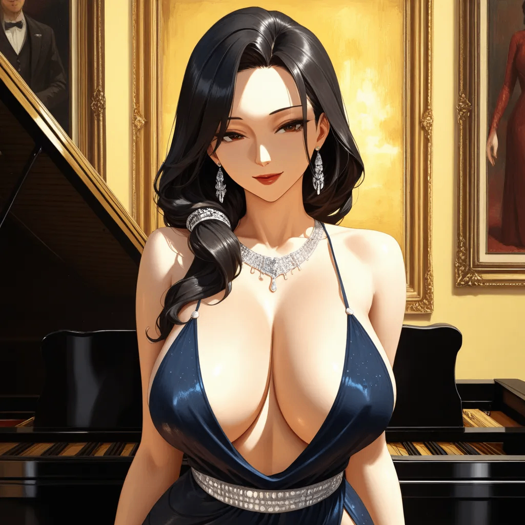 钢琴前的禁欲女神（顾霜华）