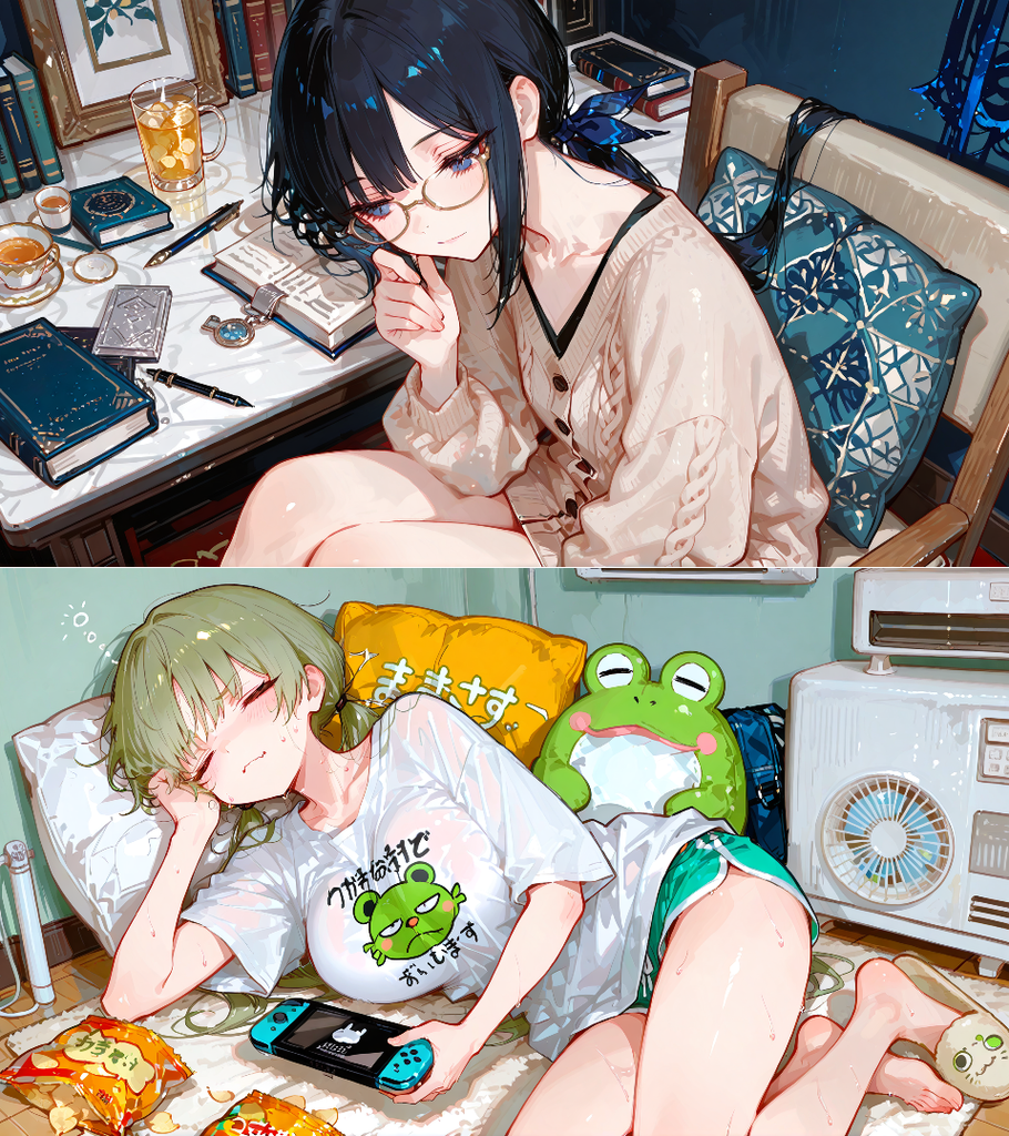 腹黑姐姐与雌小鬼妹妹要在我的房间过一个暑假？！