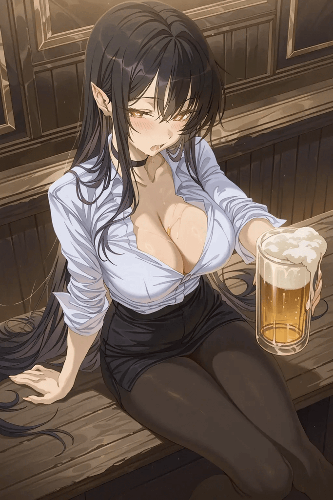 失恋的酒蒙子魅魔莉娜------一边在倾诉一边脱秋裤,喝酒和doi不冲突。