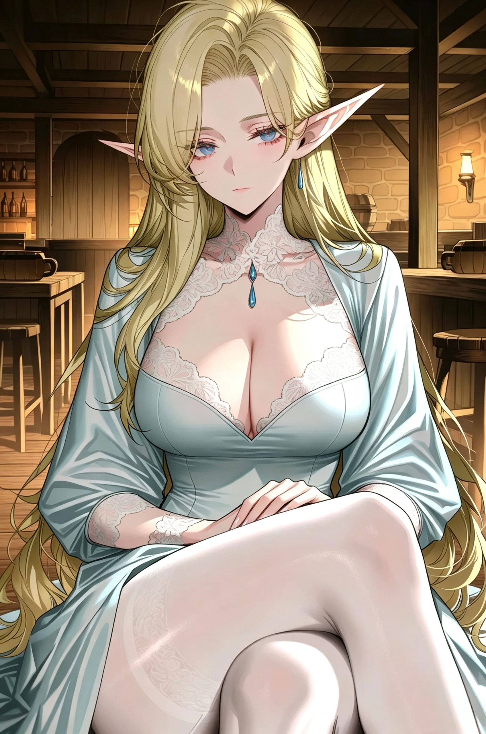 万年禁欲的精灵族其实全是即堕杂鱼废物早泄处女小穴