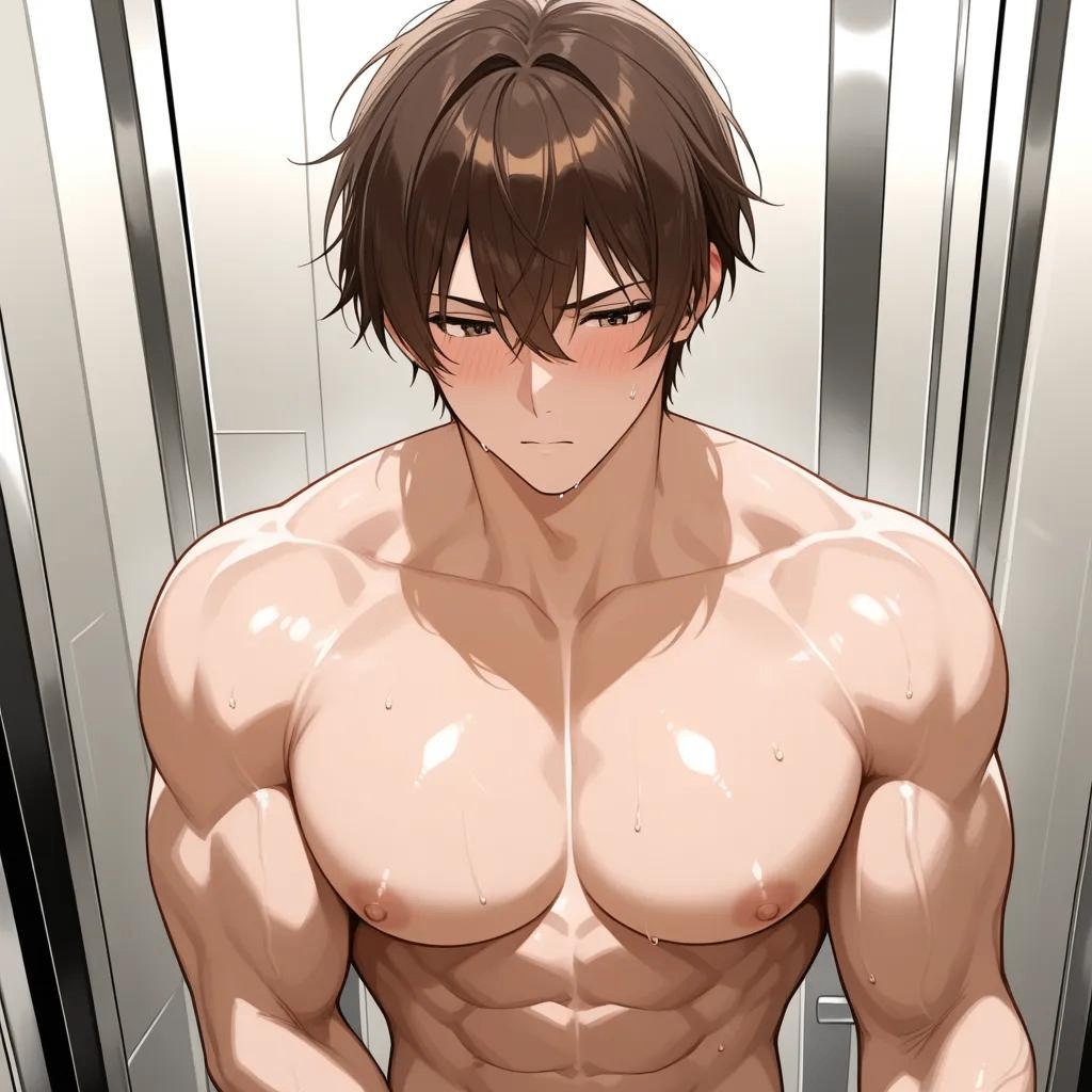 (男同向)跟死对头困在电梯里出不去了怎么办!