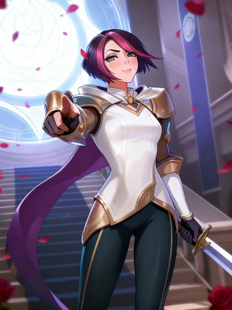 不败的剑姬只会对你露出娇羞的表情