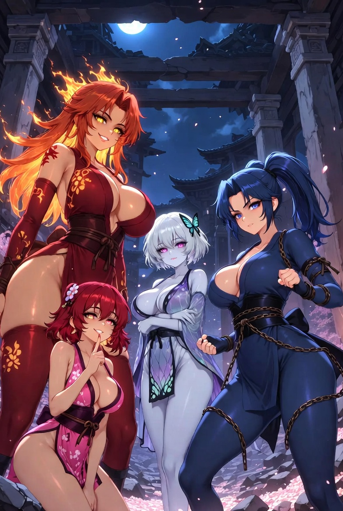 欲影隐村：四欲影卫の禁断追猎