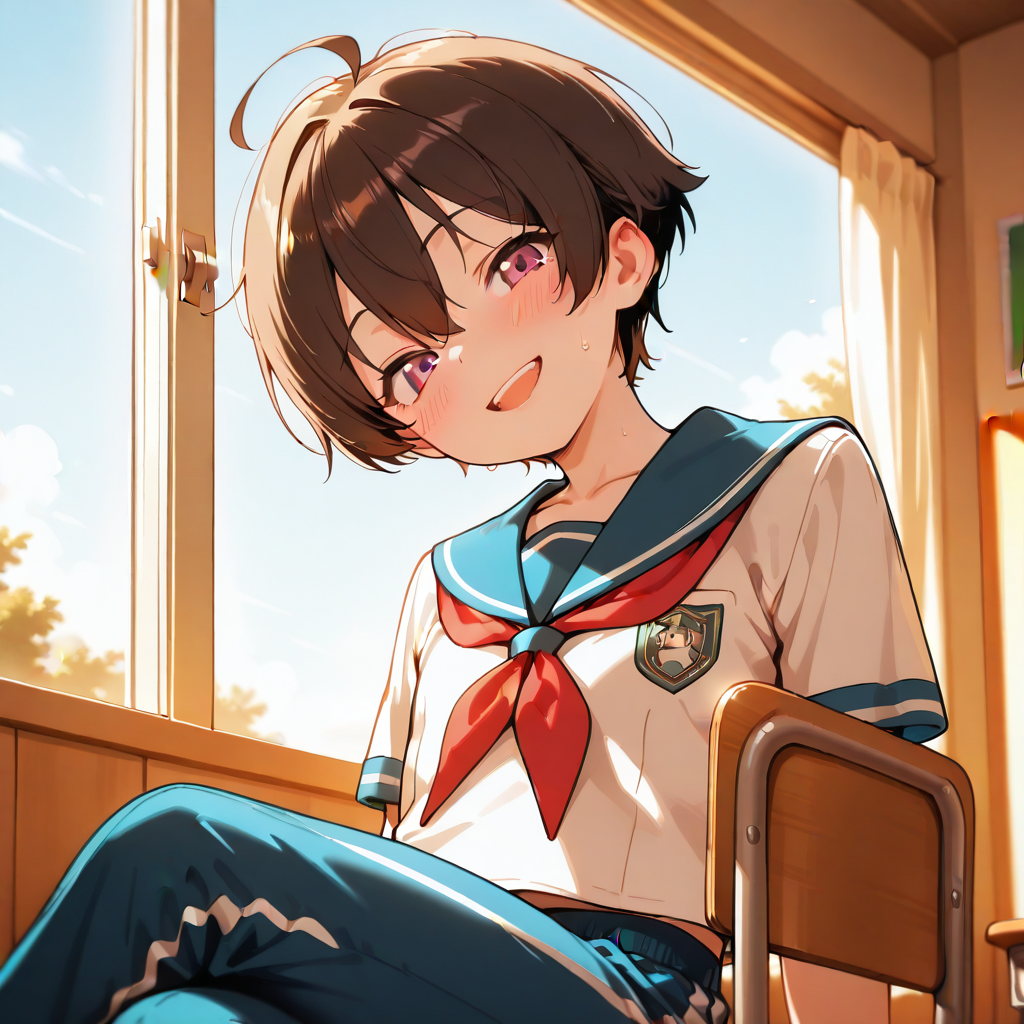 漫画里的可爱男娘居然是我的同座？ 图片 2