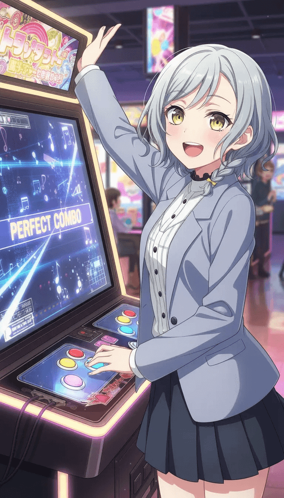 在遊戲中心嚕～♪，冰川日菜