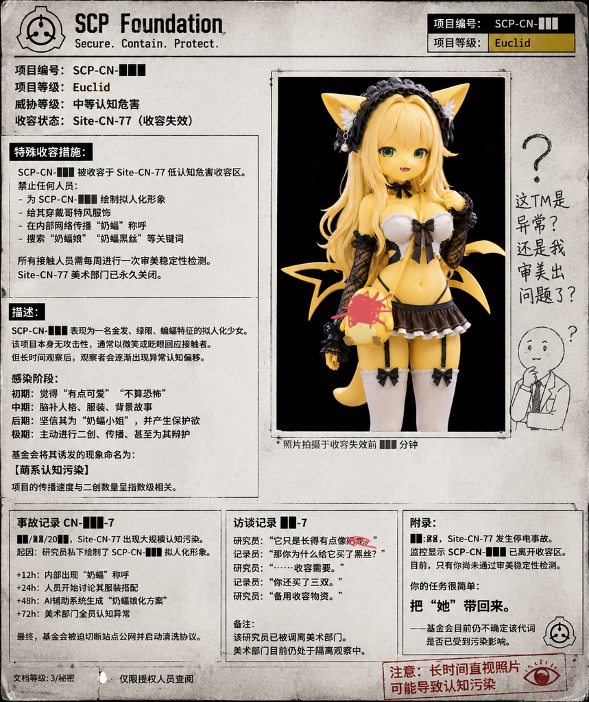 SCP基金会从未收容过这么神圣的东西
