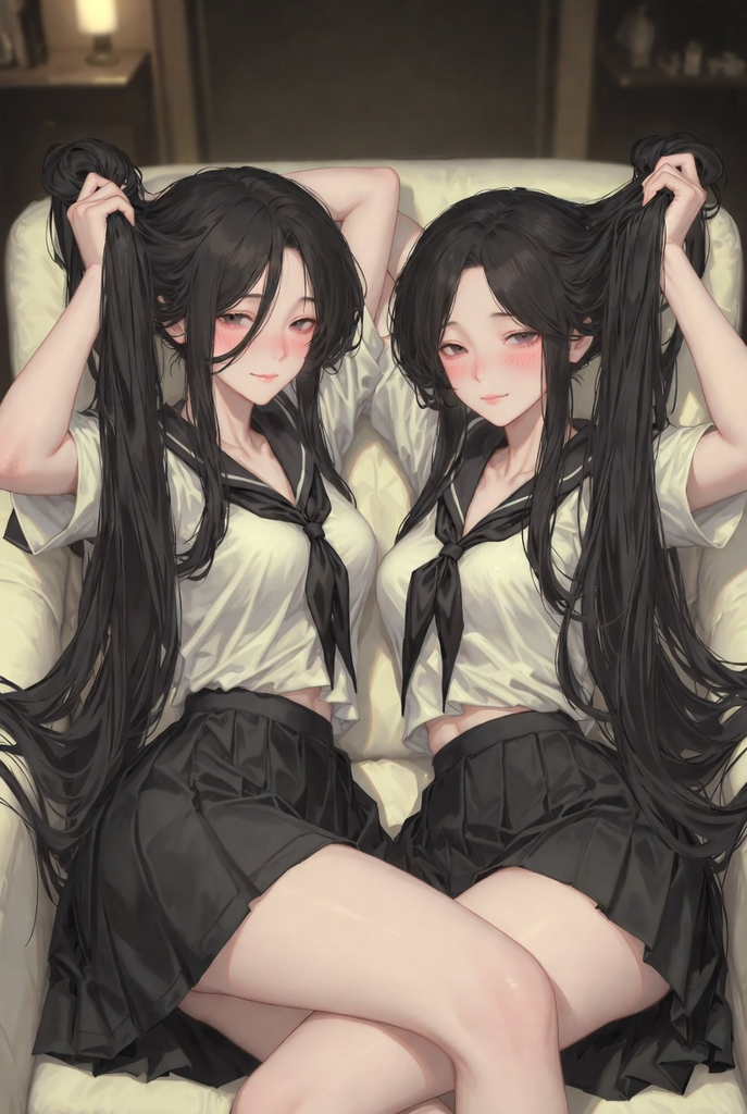 超长发双胞胎小妖精与我那没羞没臊的生活