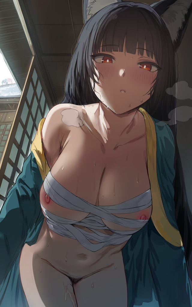 杂货铺的柜台下被玩坏的看板娘妹妹