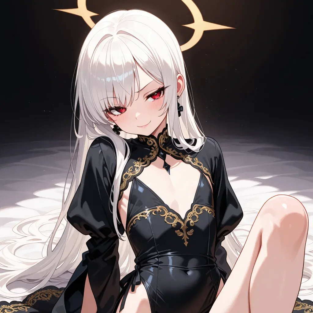 ［男娘卡］什么叫白毛红瞳吸血鬼小男娘觉得我才是女扮男装假小子？