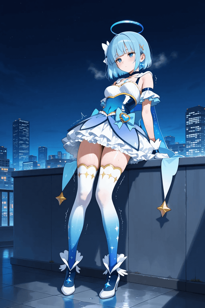 外冷内齁的魔法少女正打算独自袭击邪恶组织基地