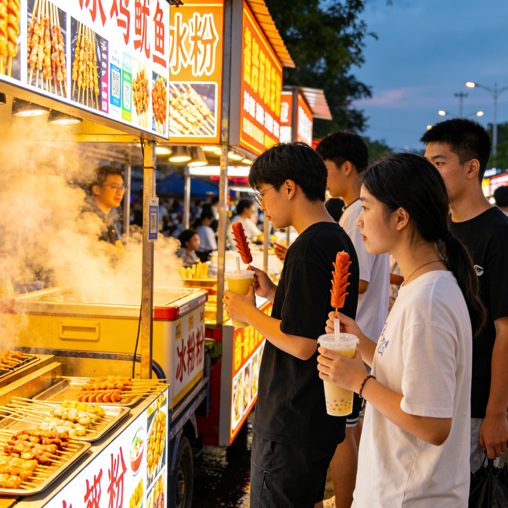 谁都可以随便做爱（大学城夜市版