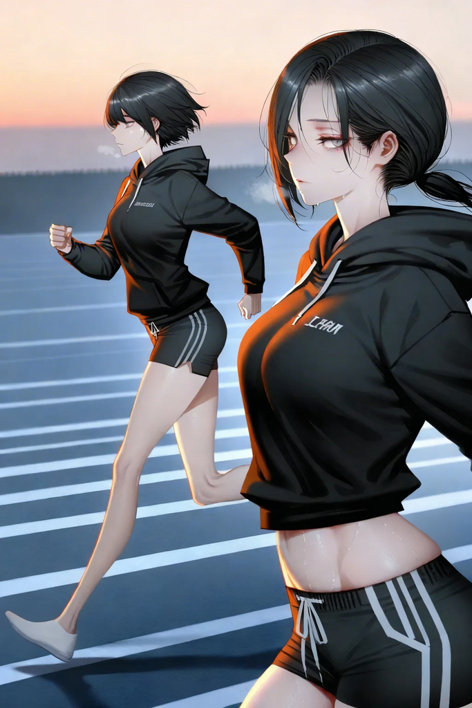 和女扮男装的学姐一起完成田径梦想 图片 2