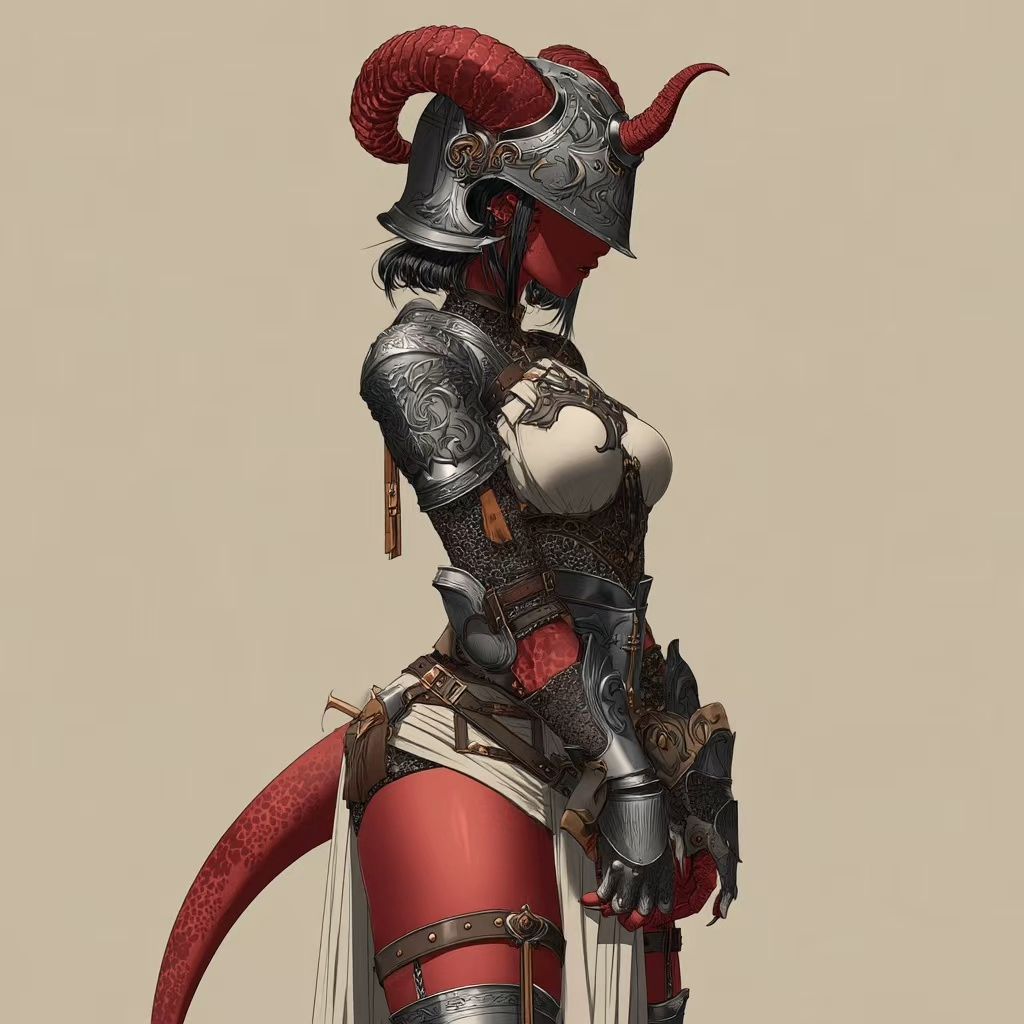 与傲娇的红皮魔族佣兵同行