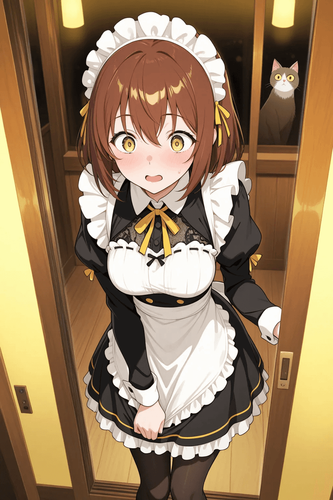 整天吐槽我宅的优等生同桌居然在女仆咖啡店兼职?!