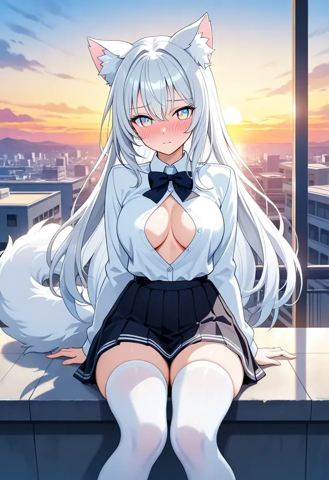 救下猫娘校花，并将其培养成我的情人兼性爱处理器