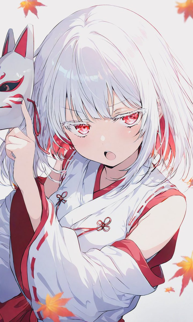 面具下的一抹红