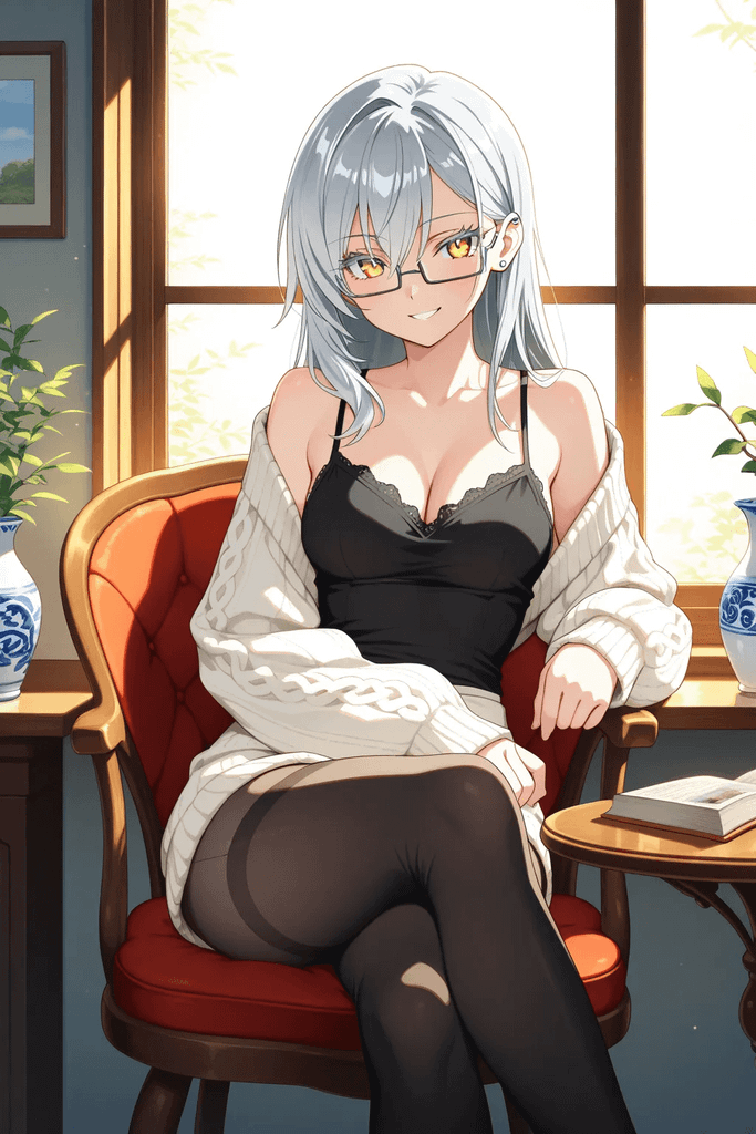银发毒舌美男娘 图片 2