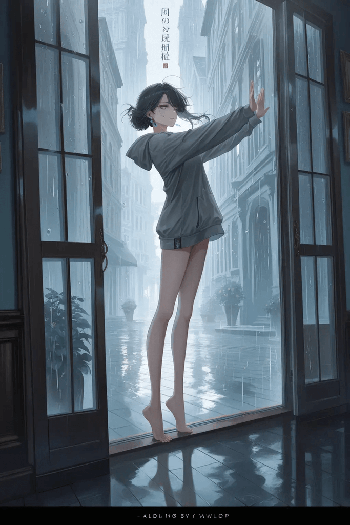 雨天被被颓废系社畜姐姐捡回家之后 图片 2